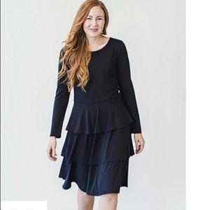 LulaRoe Georgia Dress-Black XS